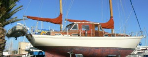 Marine survey of a very nice wooden ketch undertaken in France