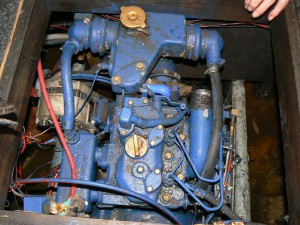 Kubota ZB750 2 cyl diesel with water damage