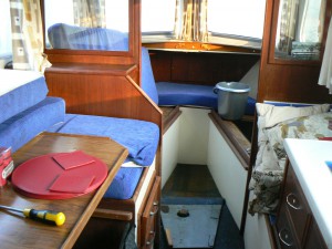 Nirvana 30 Interior view with water damage